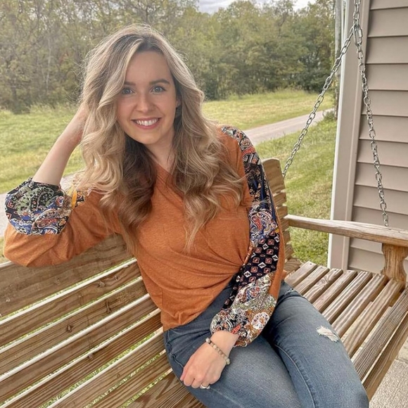 Oversized Boho Long-sleeved Shirt NWOT - Picture 5 of 13